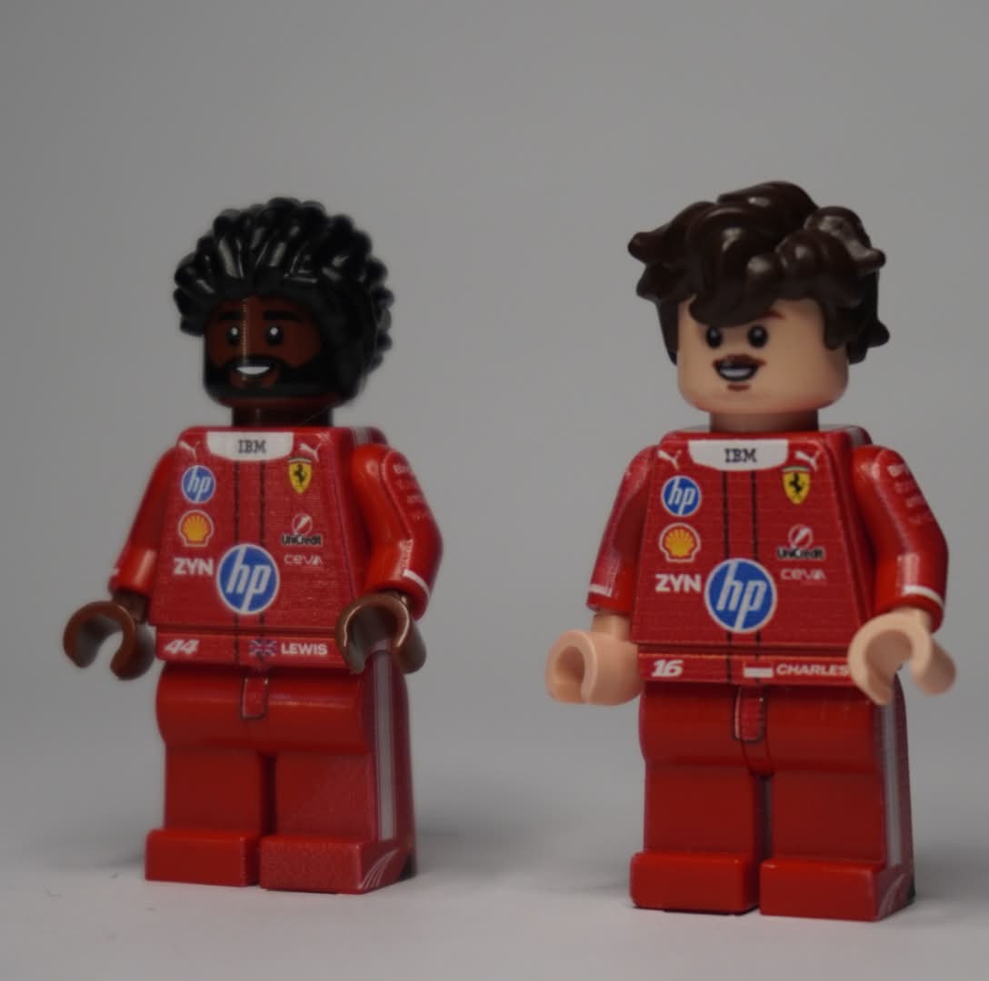Lot Figurines LEGO Ferrari F1 – Hamilton & Leclerc Saison 2026